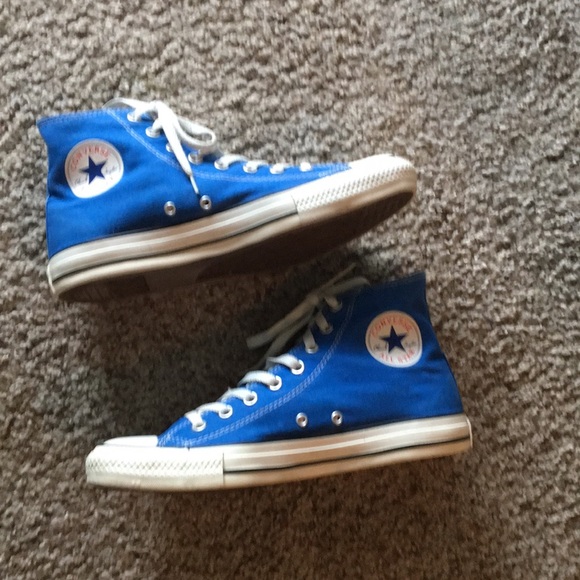 converse chuck taylor high tops blue